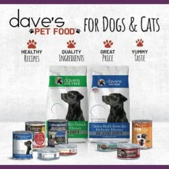 Dave's Pet Food Naturally Healthy Grain-Free Tuna & Chicken Dinner In Gravy Canned Cat Food 10 Dave's Pet Food Naturally Healthy Grain-Free Tuna & Chicken Dinner In Gravy Canned Cat Food -Meow Meals 66698 PT6. AC SS1800 V1517259976