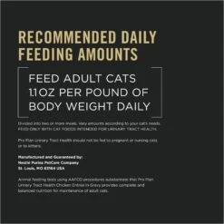 Purina Pro Plan Gravy Chicken Entree Urinary Health Tract Cat Food -Meow Meals 67913 PT6. AC SS1800 V1634252794