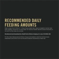 Purina Pro Plan Focus Adult Indoor Care Salmon & Rice Entree In Sauce Canned Cat Food -Meow Meals 67915 PT7. AC SS1800 V1669661400