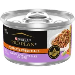 Purina Pro Plan Complete Essentials Adult Turkey & Vegetable Entree In Gravy Canned Cat Food