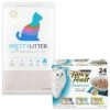 Fancy Feast Grilled Seafood Feast Variety Pack Canned Cat Food & PrettyLitter Health Monitoring Cat Litter -Meow Meals 683062 MAIN. AC SS1800 V1668535168