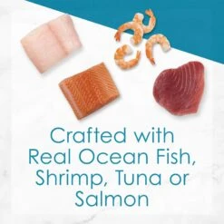 Fancy Feast Grilled Seafood Feast Variety Pack Canned Cat Food & PrettyLitter Health Monitoring Cat Litter -Meow Meals 683062 PT4. AC SS1800 V1668548318