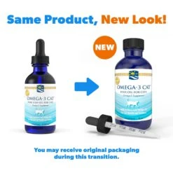 Nordic Naturals Omega-3 Cat Supplement, 2-oz Bottle -Meow Meals 689902 PT1. AC SS1800 V1667345047