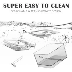 PetNF Transparent Cat Water Drinking Fountain -Meow Meals 693830 PT5. AC SS1800 V1667865641