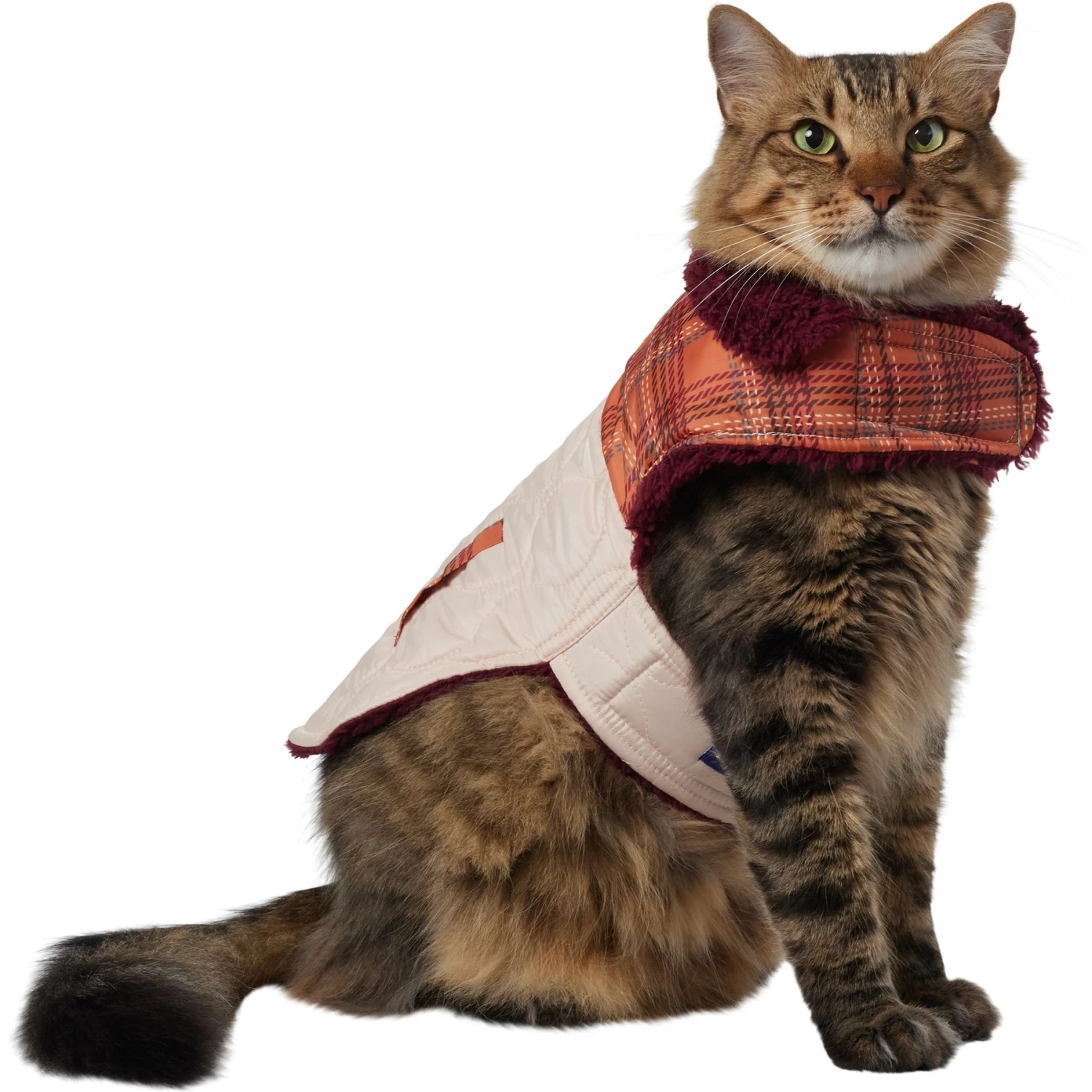 Frisco Medium Weight Fall Plaid Dog & Cat Coat 3 Frisco Medium Weight Fall Plaid Dog & Cat Coat