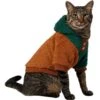 Frisco 2-Tone Colorblock Fleece Dog & Cat Hoodie -Meow Meals 718134 MAIN. AC SS1800 V1692379896