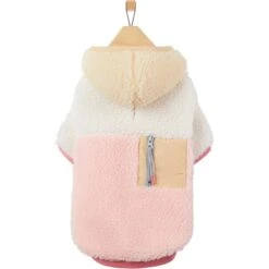 Frisco Colorblock Fleece Dog & Cat Hoodie W/ Pocket -Meow Meals 718278 PT3. AC SS1800 V1693234302