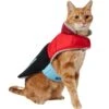 Frisco Medium Weight Retro Colorblock Mixed Media Dog & Cat Coat -Meow Meals 719462 MAIN. AC SS1800 V1692375486