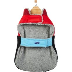 Frisco Medium Weight Retro Colorblock Mixed Media Dog & Cat Coat -Meow Meals 719462 PT4. AC SS1800 V1692978911