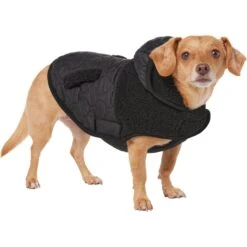 Frisco Heavy Weight Dog & Cat Quilted Hybrid Coat With Sherpa Lining -Meow Meals 719918 PT2. AC SS1800 V1703184627