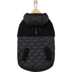 Frisco Heavy Weight Dog & Cat Quilted Hybrid Coat With Sherpa Lining -Meow Meals 719918 PT3. AC SS1800 V1693234231