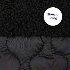 Frisco Heavy Weight Dog & Cat Quilted Hybrid Coat With Sherpa Lining -Meow Meals 719918 PT5. AC SS1800 V1692195417