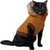 Frisco Heavy Weight Lux Corduroy Insulated Dog & Cat Coat With Fur Trimmed Hood -Meow Meals 719966 MAIN. AC SS1800 V1692380303