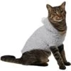 Frisco Heathered Chunky Dog & Cat Hooded Sweater -Meow Meals 720454 MAIN. AC SS1800 V1692380516