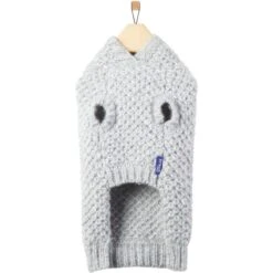 Frisco Heathered Chunky Dog & Cat Hooded Sweater 14 Frisco Heathered Chunky Dog & Cat Hooded Sweater -Meow Meals 720454 PT4. AC SS1800 V1693234893