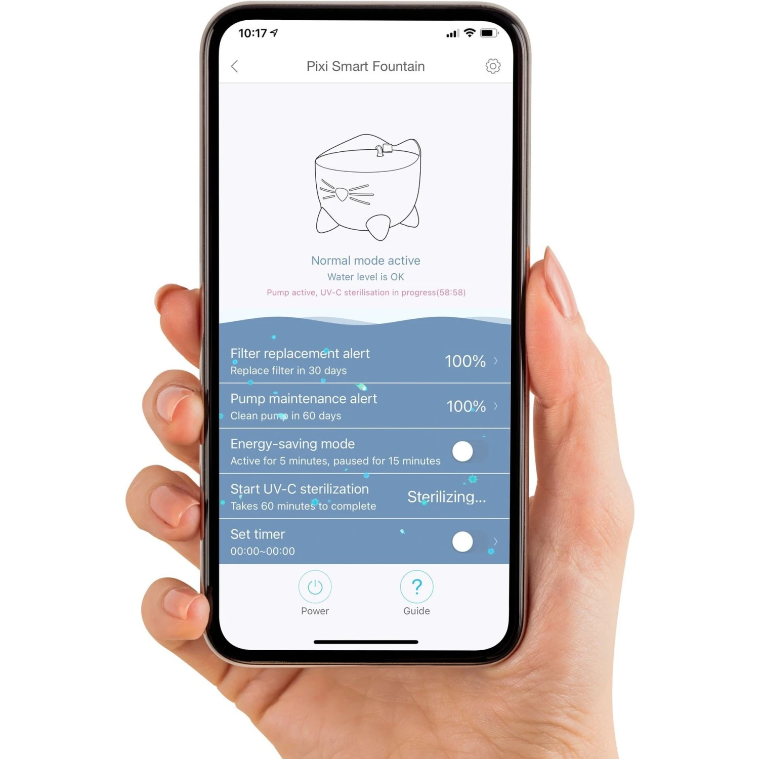 Catit Pixi Smart Stainless Top Cat Fountain Pump 6 Catit Pixi Smart Stainless Top Cat Fountain Pump - Image 4
