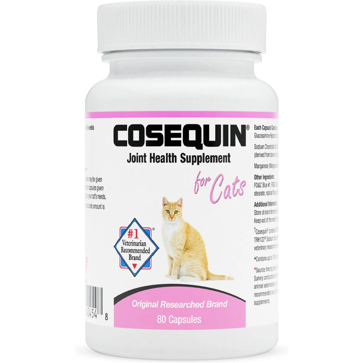 Nutramax Cosequin Hip & Joint With Glucosamine & Chondroitin Capsules Joint Supplement For Cats 3 Nutramax Cosequin Hip & Joint With Glucosamine & Chondroitin Capsules Joint Supplement For Cats