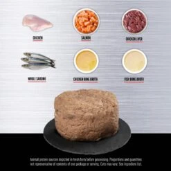 ORIJEN Kitten Recipe Chicken + Salmon Entree In Bone Broth Wet Cat Food -Meow Meals 741350 PT3. AC SS1800 V1681756520