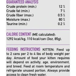 ORIJEN Kitten Recipe Chicken + Salmon Entree In Bone Broth Wet Cat Food -Meow Meals 741350 PT7. AC SS1800 V1681756074