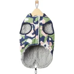 Frisco Medium Weight Urban City Camo Printed Dog & Cat Hooded Coat -Meow Meals 742358 PT4. AC SS1800 V1693234861