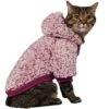 Frisco Textured Wubby 2-Tone Fleece Dog & Cat Hoodie -Meow Meals 742406 MAIN. AC SS1800 V1692380242