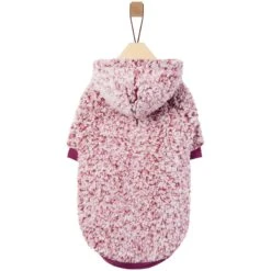 Frisco Textured Wubby 2-Tone Fleece Dog & Cat Hoodie -Meow Meals 742406 PT3. AC SS1800 V1692978493