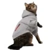 Frisco Sweatshirt Fleece Dog & Cat Hoodie With Sherpa Lining -Meow Meals 742550 MAIN. AC SS1800 V1692380455