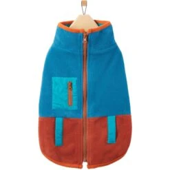 Frisco Light Weight Utility Colorblock Fleece Dog & Cat Vest -Meow Meals 743030 PT3. AC SS1800 V1692203512
