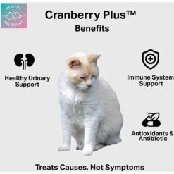 Healthy Solutions For Pets Cranberry Urinary & Kidney Supplement For Cats, 60 Count 8 Healthy Solutions For Pets Cranberry Urinary & Kidney Supplement For Cats, 60 Count -Meow Meals 743430 PT2. AC SS1800 V1680808735