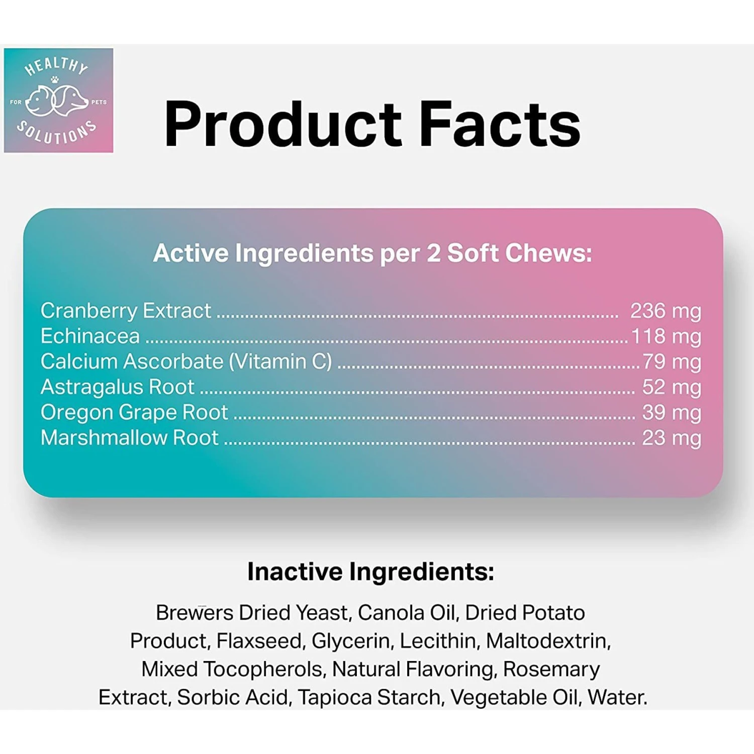 Healthy Solutions For Pets Cranberry Urinary & Kidney Supplement For Cats, 60 Count 6 Healthy Solutions For Pets Cranberry Urinary & Kidney Supplement For Cats, 60 Count - Image 5