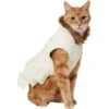 Frisco Medium Weight Quilted Ruffle Tiered Dog & Cat Dress -Meow Meals 744262 MAIN. AC SS1800 V1692970878