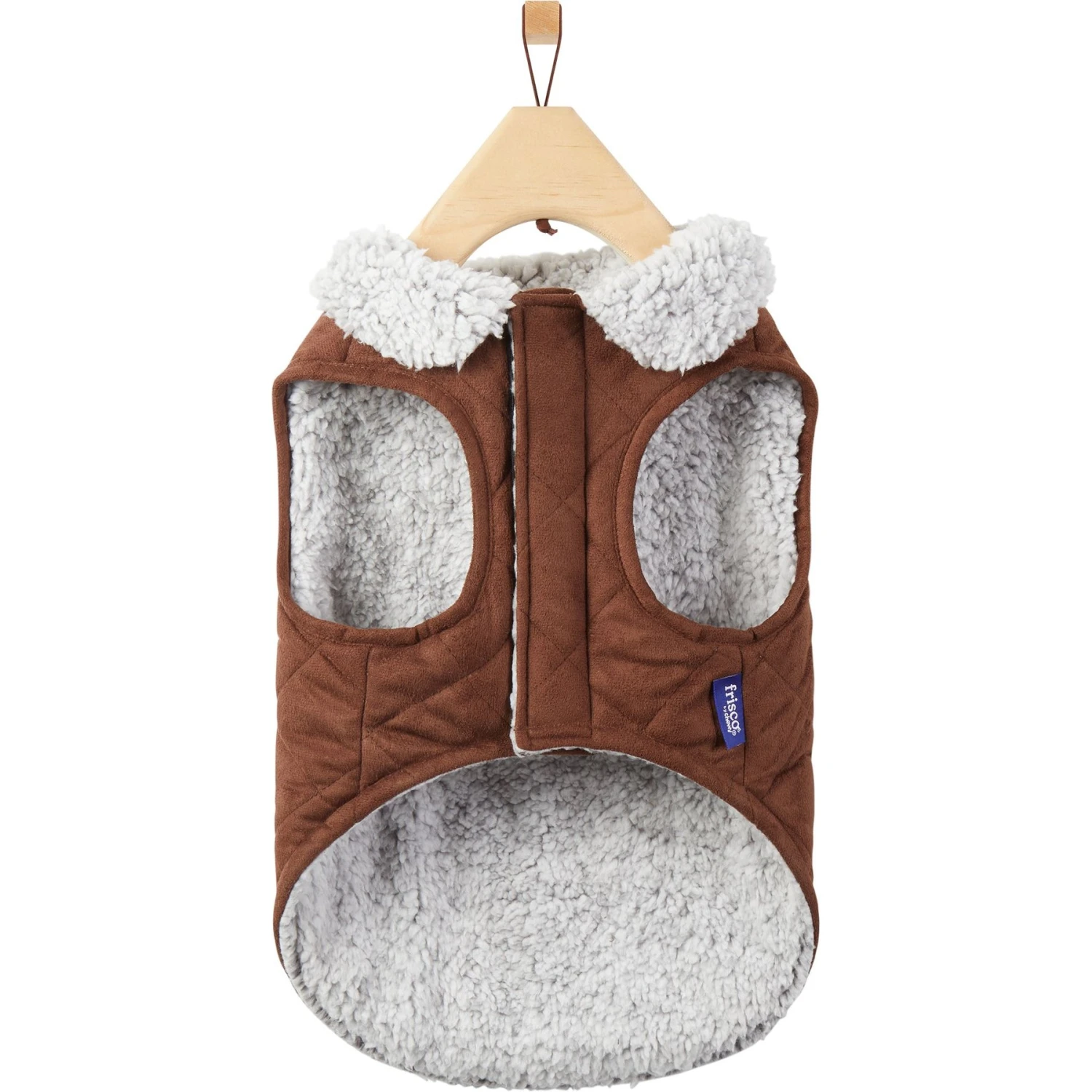 Frisco Medium Weight Quilted Dog & Cat Coat With Cozy Sherpa Lining 7 Frisco Medium Weight Quilted Dog & Cat Coat With Cozy Sherpa Lining - Image 5