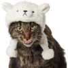 Frisco Plush Polar Bear Dog & Cat Hat -Meow Meals 745614 MAIN. AC SS1800 V1694813843