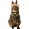 Frisco Sherpa Reindeer Dog & Cat Hat With Bells -Meow Meals 745646 MAIN. AC SS1800 V1694802017