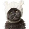 Frisco Polar Bear Sweater Knit Dog & Cat Hat -Meow Meals 745742 MAIN. AC SS1800 V1694793753