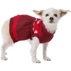 Frisco Nordic Sequin Dog & Cat Sweater Dress -Meow Meals 745886 PT2. AC SS1800 V1695046487