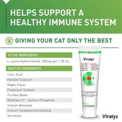 Vetoquinol Viralys Gel Immune Supplement For Cats -Meow Meals 74642 PT6. AC SS1800 V1557422520
