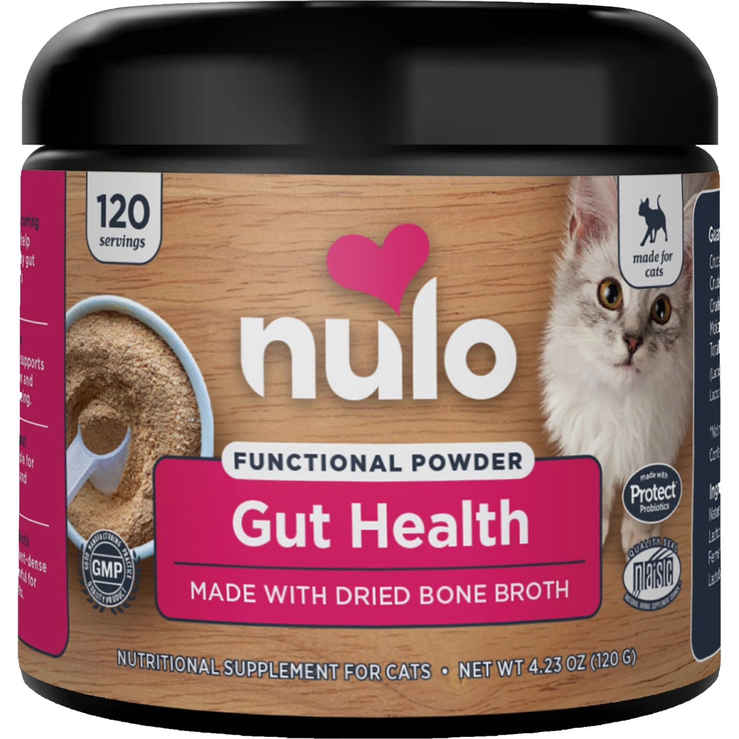 Nulo Functional Gut Health Powder Supplement For Cats, 4.23-oz 3 Nulo Functional Gut Health Powder Supplement For Cats, 4.23-oz
