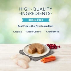 Blue Buffalo Freedom Indoor Adult Fish Recipe Grain-Free Canned Cat Food 11 Blue Buffalo Freedom Indoor Adult Fish Recipe Grain-Free Canned Cat Food -Meow Meals 75598 PT3. AC SS1800 V1585083416