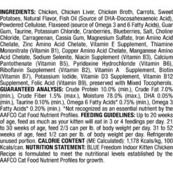 Blue Buffalo Freedom Indoor Kitten Chicken Recipe Grain-Free Canned Cat Food 10 Blue Buffalo Freedom Indoor Kitten Chicken Recipe Grain-Free Canned Cat Food -Meow Meals 75600 PT2. AC SS1800 V1585083409
