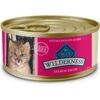 Blue Buffalo Wilderness Kitten Salmon Grain-Free Canned Cat Food -Meow Meals 75637 MAIN. AC SS1800 V1646778170