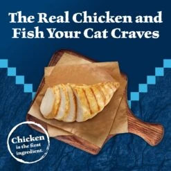 Blue Buffalo Wilderness Wild Delights Flaked Chicken & Trout Grain-Free Canned Cat Food -Meow Meals 75646 PT2. AC SS1800 V1646782697