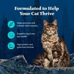 Blue Buffalo Wilderness Wild Delights Flaked Chicken & Trout Grain-Free Canned Cat Food -Meow Meals 75646 PT3. AC SS1800 V1646791887