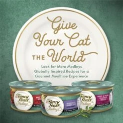 Fancy Feast Medleys Shredded Tuna Fare Canned Cat Food -Meow Meals 75916 PT5. AC SS1800 V1666043234