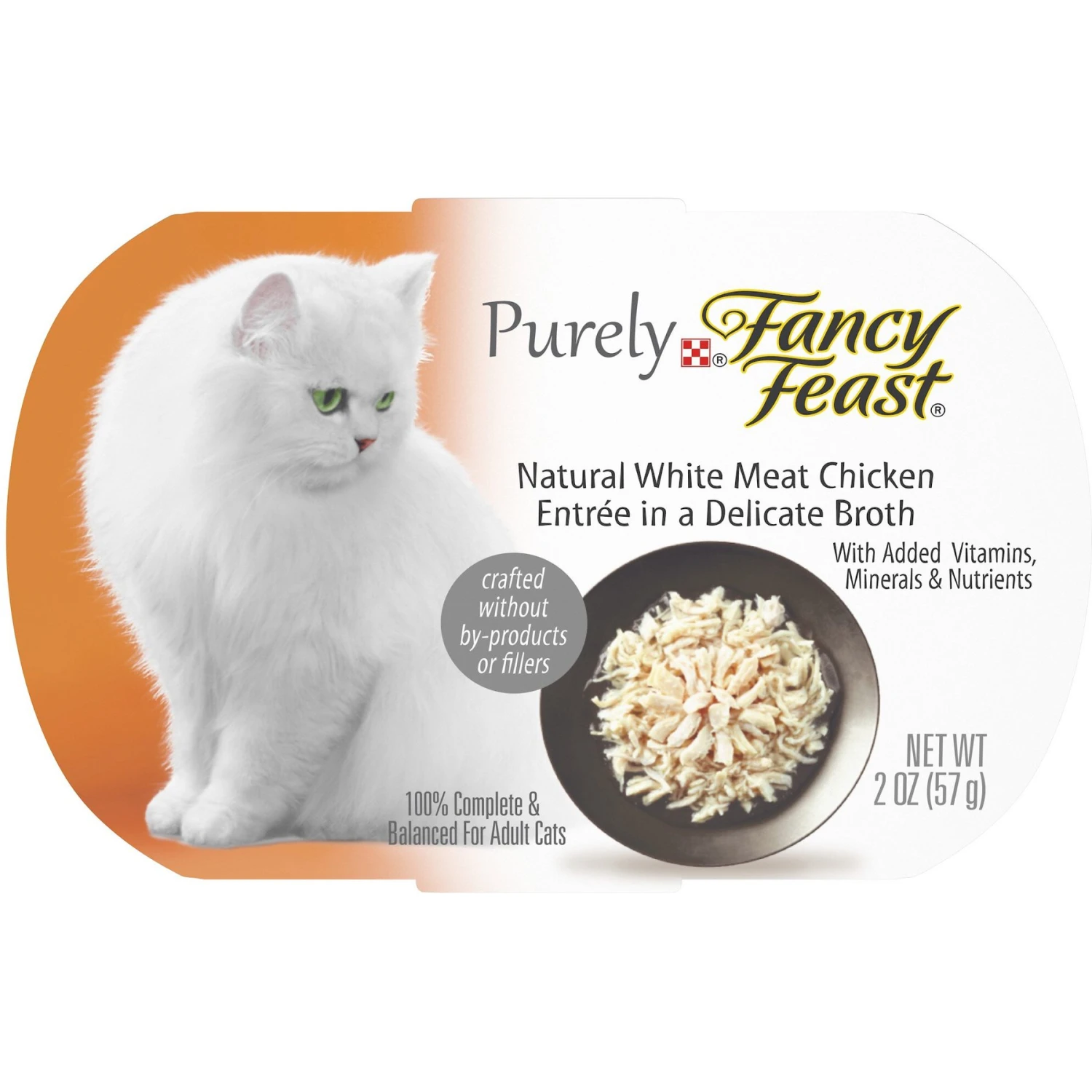 Fancy Feast Purely White Meat Chicken Wet Cat Food 3 Fancy Feast Purely White Meat Chicken Wet Cat Food