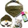 Necoichi Bandana Cat Collar With Air Tag Pocket, One Size -Meow Meals 759454 MAIN. AC SS1800 V1682709889