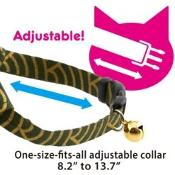 Necoichi Bandana Cat Collar With Air Tag Pocket, One Size -Meow Meals 759454 PT2. AC SS1800 V1682709870
