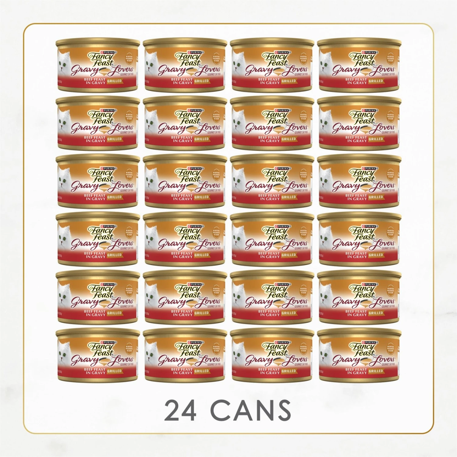 Fancy Feast Gravy Lovers Beef Feast Gravy Canned Cat Food 4 Fancy Feast Gravy Lovers Beef Feast Gravy Canned Cat Food - Image 2