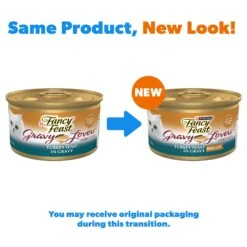 Fancy Feast Gravy Lovers Turkey Feast In Roasted Turkey Flavor Gravy Canned Cat Food -Meow Meals 75974 PT2. AC SS1800 V1695500202