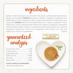 Fancy Feast Classic Savory Salmon Feast Canned Cat Food -Meow Meals 76030 PT5. AC SS1800 V1688070887